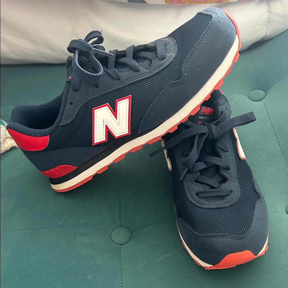 New Balance Kids' Sneakers in Navy and Red